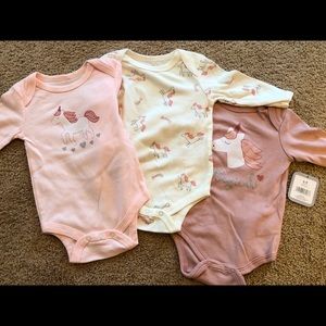 6-9 month long sleeve onesies